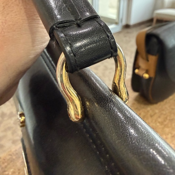 Vintage - Moda Italia - Black Leather Clutch - Picture 14 of 16